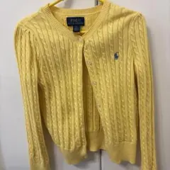 【新品】Polo Ralph Lauren イエロー カーディガン