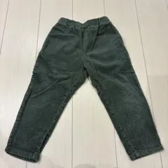 GU ジーユー コーデュロイパンツ グリーン 110