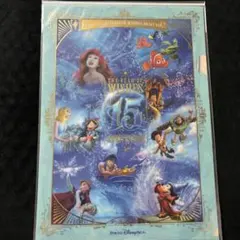 ディズニーシー　15周年　クリアファイル　2枚セット　新品未使用未開封