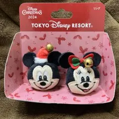 未使用　ディズニー　リング ミッキー ミニー セット クリスマス フリーサイズ
