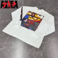 AKIRA ロングスリーブTシャツ 金田 アキラ ホワイト XL ビンテージ