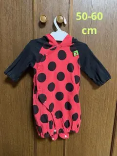 【美品】てんとう虫　50-60センチ　ベビーロンパース　かわいい