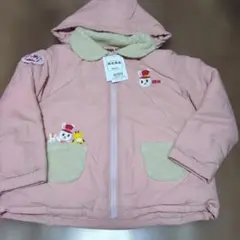 【新品未使用】ミキハウス ピンク ダウンコート130cm