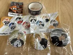 ハイキュー‼︎ くら寿司コラボ 缶バッジ マステ 宮侑　宮治 木兎 新品未使用