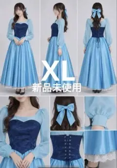 【みかん】ディズニー アリエル　キスザカール　コスプレ衣装 ドレス　Dハロ みかん様専用】ディズニー アリエル キスザカール コスプレ衣装 ドレス