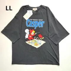 キャスパー ウェンディー 半袖Tシャツ かすれプリント ピクニック メンズ LL
