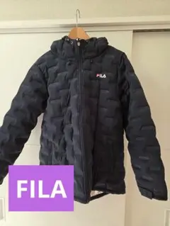 FILA ネイビー ダウンジャケット