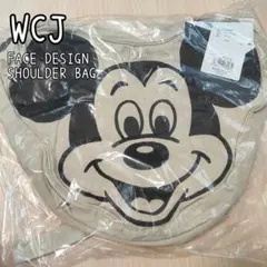 WCJ◇FACE DESIGN SHOULDER BAG◇ミッキー◇グレー - メルカリ