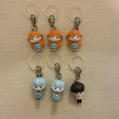 綾波レイ 碇シンジ アスカ めじるしアクセサリー エヴァンゲリオン