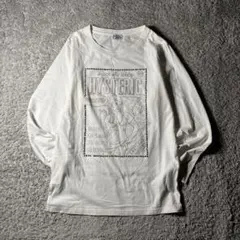 ヒステリックグラマー　ロンT ヒスガール　スタッズ　ホワイト　ユニセックス　古着