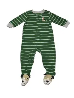 carter's 12ヶ月 ベビーパジャマ ストライプ 犬