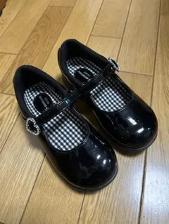 ムーンスター キャロット フォーマルシューズ キッズ 子供 女の子フォーマル 黒