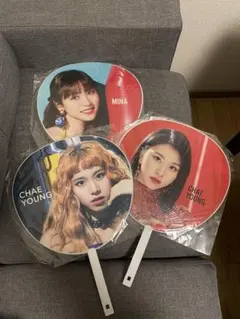 TWICE チェヨン ミナ うちわ