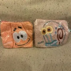 スポンジボブ　もこもこスクエアポーチ パトリック ゲイリー 一番くじ