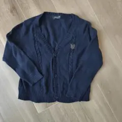 COMME CA ISM ネイビー カーディガン 110A