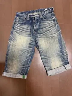 古着　 SUGAR CANE デニムショートパンツ W32のサムネイル