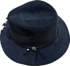 BEAMSブラックスエード風 バケットハット