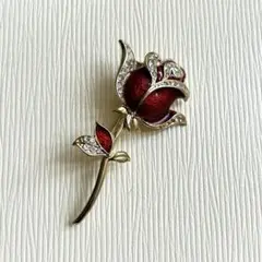 薔薇　ブローチ　アンティーク　ビンテージ