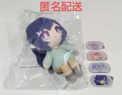 プロセカ 朝比奈まふゆ はぴこれ ぬいぐるみマスコット ぬい ミニ称号バッジ