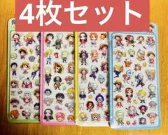 ツヤ☆硬いシール 4種類 4枚セット
