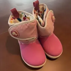 Crocs ピンク 子供用スノーブーツ　15cm、15.5cm