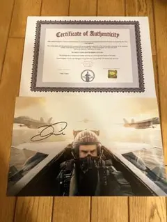 トムクルーズ　トップガン　マーベリック　映画　夕方　直筆サイン　証明書付き