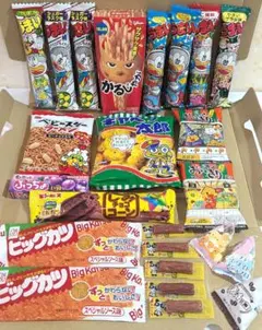 かるじゃが　うまい棒　ビッグカツ　ぷっちょ　お菓子　駄菓子　詰め合わせのサムネイル