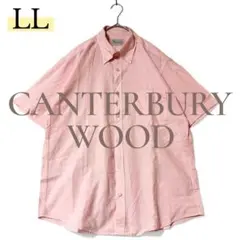 CANTERBURY WOOD 半袖シャツ LL 綿100% 夏服 スーツのサムネイル