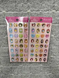 Disney プリンセス シールセット 2枚