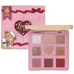 FlowerKnows ラブベア9色アイシャドウパレット ストロベリーミルク