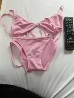 ピンク 三角ビキニ セパレート水着