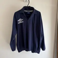 UMBRO　90s ドリルトップ フットボールジャケット プルオーバー 刺繍ロゴ 90年代 UMBRO アンブロ EVERTON FC ドリルトップ コットンプルオーバー