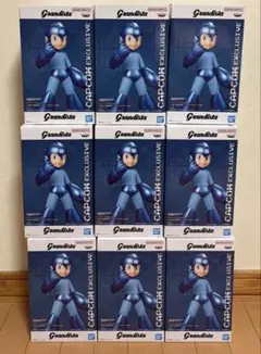 カプコン限定 ロックマン Grandista フィギュア メタリックカラー 9個