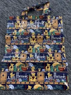 Harrods テディベア柄 トートバッグ ハンドバッグ