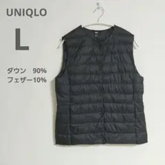 UNIQLO ウルトラライトダウンベスト L 黒 袋なし
