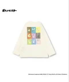 Pokemon/ポケットモンスター（ポケモン）】　ロンT　長袖Tシャツ150