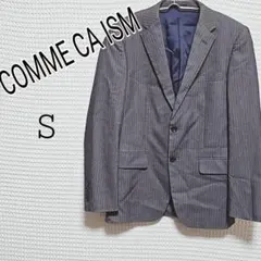 COMME CA ISM ストライプ テーラードジャケット Sのサムネイル