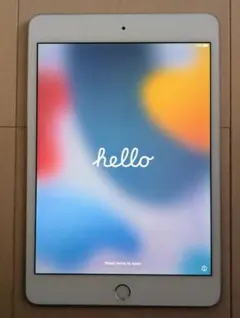 Apple iPad mini 4 64GB シルバー（亀裂あり・動作正常）