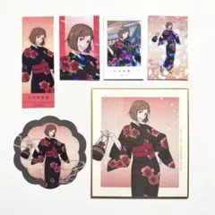 【匿名配送】花やしき 釘崎野薔薇 カード 特典 コースター しおり色紙 呪術廻戦