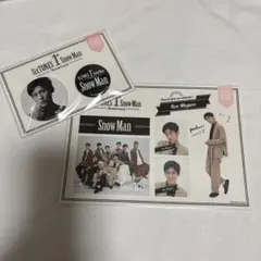 目黒蓮　缶バッジ　ステッカー