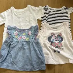4点【baby GAP】90cm/2years トップス ミニー 花柄など