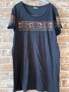 ヒステリックグラマーファックベアヒスベア刺繍Tシャツオーバーサイズ