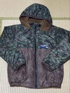 ミキハウス ダブルB 迷彩ジャンパー 150 美品 アウター 防寒着
