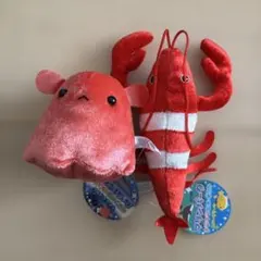 マリンパーク キラキラぬいぐるみ メンダコ エビのサムネイル