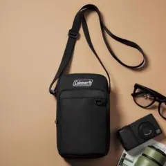 smart 2月号付録⭐️Coleman キーリング付き2層ショルダーバッグ