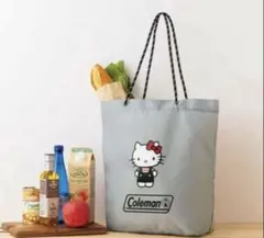 InRed　10月号付録 コールマン× HELLO KITTY　大容量エコバッグ