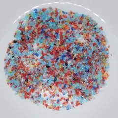 琉球ガラスカレット スカイブルー小粒35g - メルカリ