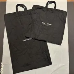 値下げ交渉可 SAINT LAURENT ブラックガーメントバッグ 2点セット