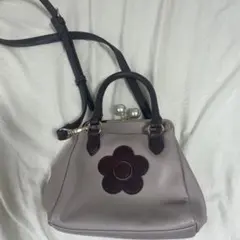 マリークワント　ショルダーバッグ　がま口