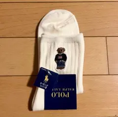 Polo Ralph Lauren ベア刺繍ソックス 22〜24cm
